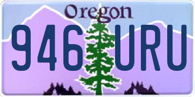 OR license plate 946URU