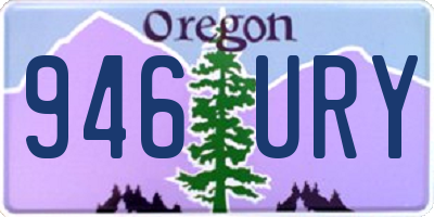 OR license plate 946URY