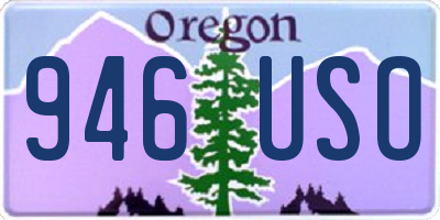 OR license plate 946USO