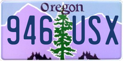 OR license plate 946USX