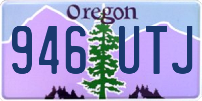 OR license plate 946UTJ