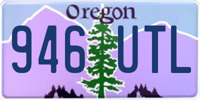 OR license plate 946UTL