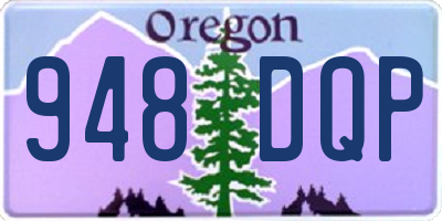 OR license plate 948DQP