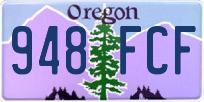 OR license plate 948FCF