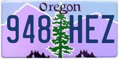 OR license plate 948HEZ