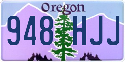 OR license plate 948HJJ