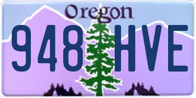 OR license plate 948HVE