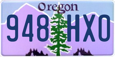 OR license plate 948HXO