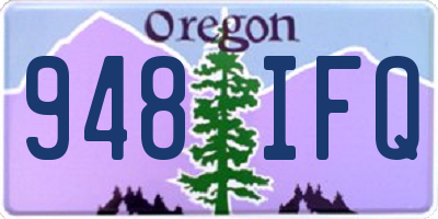 OR license plate 948IFQ