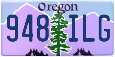 OR license plate 948ILG