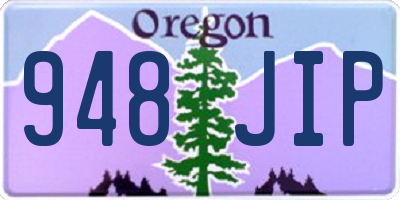 OR license plate 948JIP