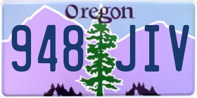 OR license plate 948JIV