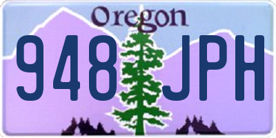 OR license plate 948JPH