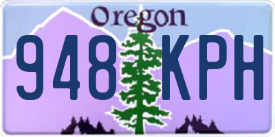 OR license plate 948KPH