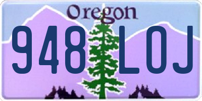 OR license plate 948LOJ