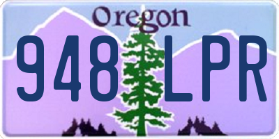 OR license plate 948LPR