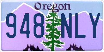 OR license plate 948NLY
