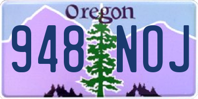 OR license plate 948NOJ