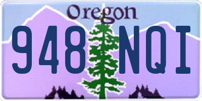 OR license plate 948NQI