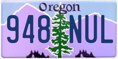 OR license plate 948NUL