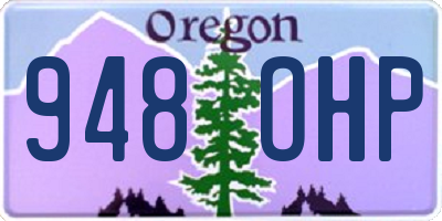 OR license plate 948OHP