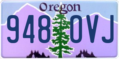 OR license plate 948OVJ