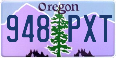 OR license plate 948PXT
