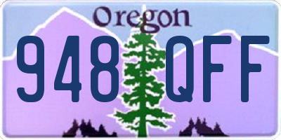 OR license plate 948QFF