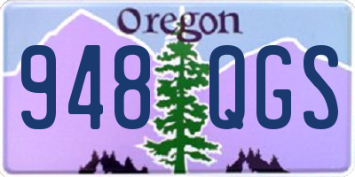 OR license plate 948QGS