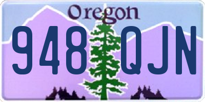 OR license plate 948QJN