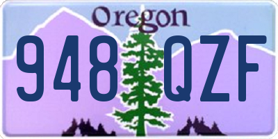 OR license plate 948QZF