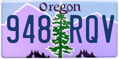 OR license plate 948RQV