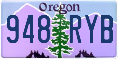 OR license plate 948RYB