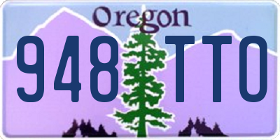 OR license plate 948TTO