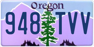 OR license plate 948TVV