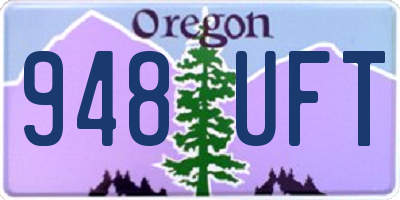OR license plate 948UFT