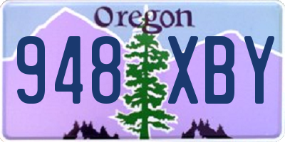 OR license plate 948XBY
