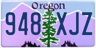 OR license plate 948XJZ