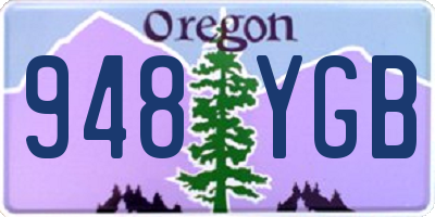 OR license plate 948YGB