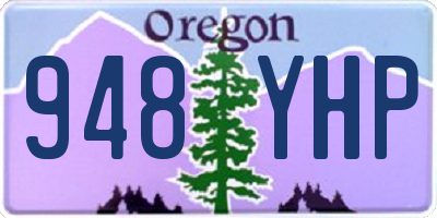 OR license plate 948YHP