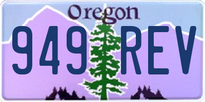 OR license plate 949REV