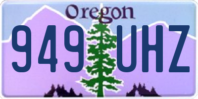 OR license plate 949UHZ