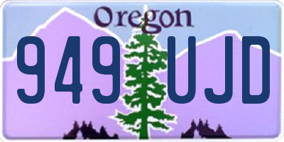 OR license plate 949UJD