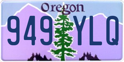 OR license plate 949YLQ