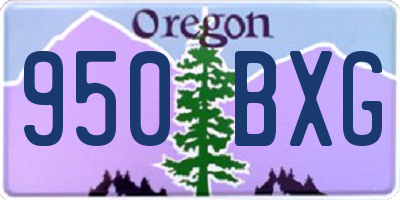 OR license plate 950BXG