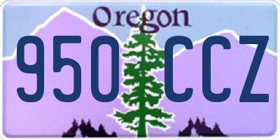 OR license plate 950CCZ