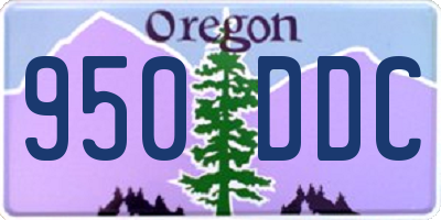 OR license plate 950DDC