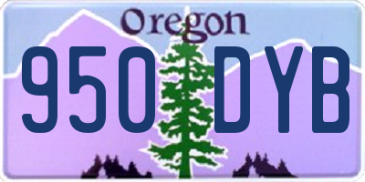 OR license plate 950DYB