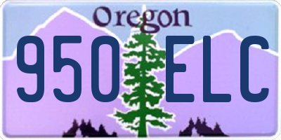 OR license plate 950ELC