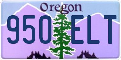 OR license plate 950ELT